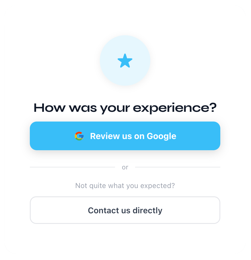 Private feedback flow